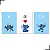 Placa Quadro Para Decoração De Quarto Infantil e Criança 30x20 cm Kit Com 3 Azul Colors - Imagem 1
