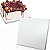 Tabuleiro Mdf 9mm Quadrado 25x25cm Para Bolo Confeitaria - Imagem 1