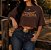 CROPEED OVERSIZE SIMPRONA CAMURCA marron\caramelo - Imagem 1