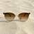 Óculos de Sol Feminino Copacabana Âmbar Translúcido – UV400 | TOVE & CO - Imagem 1