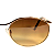 Óculos de Sol Rio de Janeiro Dourado Degradê Marrom – Coleção Costa - Imagem 2