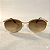 Óculos de Sol Rio de Janeiro Dourado Degradê Marrom – Coleção Costa - Imagem 1