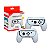 2x Grip Suporte De Controle Joy Con Para Nintendo Switch/Oled Case Branco - Imagem 1