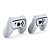 2x Grip Suporte De Controle Joy Con Para Nintendo Switch/Oled Case Branco - Imagem 9