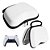 Case Estojo Para Controle Playstation 5 PS4 PS3 Xbox 360 One Series Nintendo Switch Branco - Imagem 5