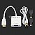 Cabo Adaptador Conversor Hdmi x Vga P2 Áudio Mini Micro HDMI - Imagem 3