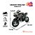 Miniatura Moto Kawasaki Ninja H2 R Escala 1:8 Grande - Imagem 4
