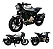 Miniatura Moto Husqvarna Vitpilen 2018 Coleção Escala 1/18 - Imagem 1