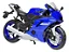 Moto Miniatura Yamaha Yzf-r6 Coleção Ferro Escala 1:18 - Imagem 1