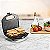 Sanduicheira Brunch Time 2 em 1 Elgin Sanduicheira e Grill Antiaderente Preta 220V - Imagem 4