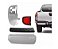 Kit Parachoque Pisante Polaina Refletor Mitsubishi L200 Triton 2007 2008 2009 2010 2011 2012 2013 2014 2015 Fibra - Imagem 2