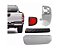 Kit Parachoque Pisante Polaina Refletor Mitsubishi L200 Triton 2007 2008 2009 2010 2011 2012 2013 2014 2015 Fibra - Imagem 1