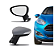 Retrovisor Ford Fiesta 2011 2012 2013 2014 2015 2016 2017 2018 2019 Eletrico Com Pisca - Imagem 1