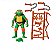 Action Figure Michelangelo TMNT Mutant Mayhem - Original Playmates - Imagem 3