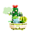 Bulbasaur Series Pokémon Plantas Suculentas - Blocos de Montar - Imagem 1