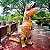 Fantasia Dinossauro T-Rex Inflável - Fantasias e Cosplay - Imagem 4
