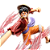 Figure Luffy Gomu Gomu no Pistol One Piece - LX Studio - Imagem 2