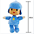 Kit 6 Pelúcias Pocoyo 25 Cm - Imagem 2
