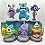 Pack 6 mini figures Monstros S.A. - Disney - Imagem 2
