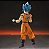 Son Goku Super Saiyan God Blue Dragon Ball - Bandai SHF - Imagem 5
