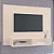 Painel Flavia P/tv Até 43'' - Off White/Off White - Imagem 2