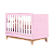 BERÇO LUCCA 02 EM 01 ROSA SECO - Imagem 1