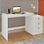 Escrivaninha Office - Branco/Branco - Imagem 2