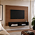 Painel Flavia P/tv Até 43'' - Rippas/Preto - Imagem 2