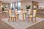 Sala De Jantar Naomi 0.90 + 04 Cadeiras Beatriz Off White/FREIJO/Off White/Premier - Imagem 1