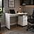 Mesa De Computador Alessa Modulo 1 - Branco Brilhante - Imagem 2