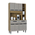 KIT COZINHA MALU 07 PORTAS - DM RP/OFF - Imagem 1