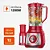 Liquidificador L1200 Mondial 12 Velocidades Vermelho - Imagem 2