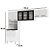 Cozinha Compacta 44 Diamante New 03 Portas De Vidro Com Kit P/microondas - Preto - Imagem 7