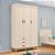 Roupeiro Infantil Yago 03 Portas - Off White/Off White - Imagem 2