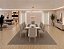 Sala De Jantar Gabi New 1.30 + 08 Cadeiras Coral Pés De Madeira Off White Freijo/Off White/Stanley - Imagem 2