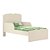 Cama Infantil Happy - Off White / Off White - Imagem 1