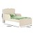 Cama Infantil Happy - Off White / Off White - Imagem 3