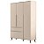 Roupeiro Infantil Melinda 03 Portas – Off White - Imagem 1
