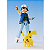 Action Figure Ash Ketchum e Pikachu - Bandai ShFiguarts - Imagem 4