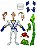 Action Figure Earthworm Jim With Snott - Original PDNA Toys - Imagem 2