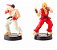 Conjunto 2 Estátuas Ryu e Ken Street Fighter - Imagem 1