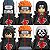 Conjunto com 06 Personagens Akatsuki Naruto Shippuden - Imagem 1