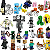 Pack 28 Figures Minecraft - Games - Imagem 1