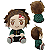 Pelúcia Tanjiro Kamado Demon Slayer - Imagem 2
