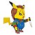 Pikachu Versão Chucky Brinquedo Assassino Figure Pokémon - Imagem 2