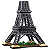 Torre Eiffel Icons 1,5 m - Blocos de Montar - Imagem 2