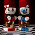 Xicrinho e Caneco Cuphead - Pop Mart Original - Imagem 2