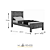 Cama WLC1 Solteiro - Imagem 3