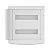 Quadro Disjuntor sem Barramento Branco de Embutir PVC - Imagem 7