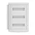 Quadro Disjuntor sem Barramento Branco de Embutir PVC - Imagem 5